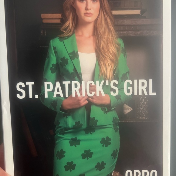 St. Patrick Green Blazer and Skirt - Picture 1 of 5